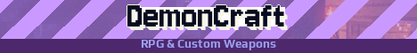 DemonCraft Minecraft server banner