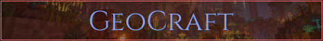 GeoCraft Minecraft server banner
