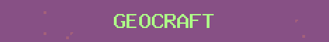 GeoCraft Minecraft server banner