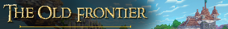 The Old Frontier Minecraft server banner