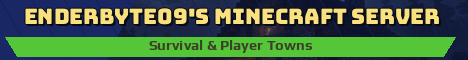 Enderbyte09's Minecraft Server Minecraft server banner