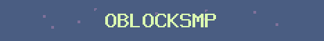 OBlockSMP Minecraft server banner