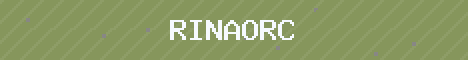 Rinaorc Minecraft server banner