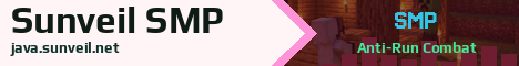 Sunveil SMP Minecraft server banner