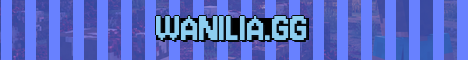 WANILIA.GG Minecraft server banner