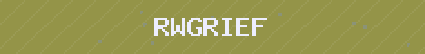 RWGrief Minecraft server banner