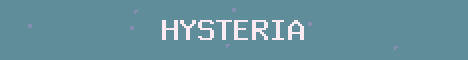 Hysteria Gaming Minecraft server banner