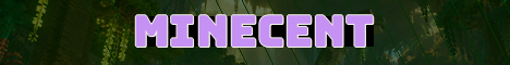 MineCent Minecraft server banner