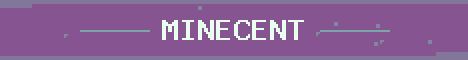MineCent Minecraft server banner