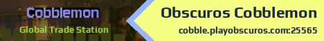 Obscuros Cobblemon Minecraft server banner
