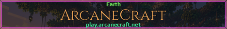 ArcaneCraft Minecraft server banner