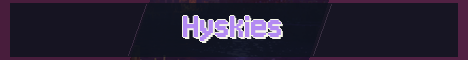 Hyskies Minecraft server banner