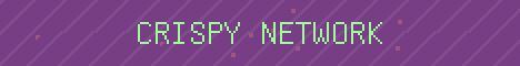 Crispy Network Minecraft server banner