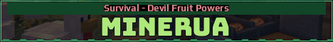 MineRua Minecraft server banner