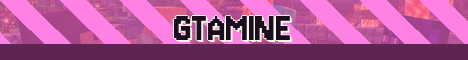 GTAMINE Minecraft server banner