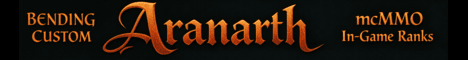 Aranarth Minecraft server banner