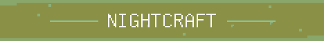 NightCraft Minecraft server banner