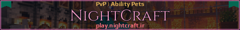 NightCraft Minecraft server banner