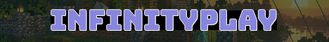 InfinityPlay Minecraft server banner