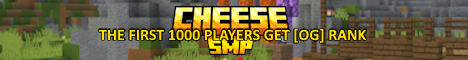 CheeseSMP Minecraft server banner