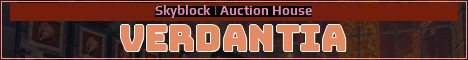 Verdantia Minecraft server banner