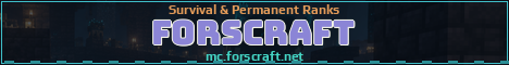 ForsCraft Minecraft server banner