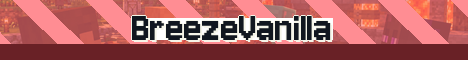 BreezeVanilla Minecraft server banner