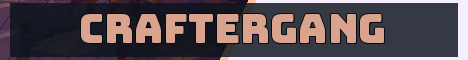 Craftergang Minecraft server banner