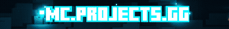 PROJECTS.GG Minecraft server banner