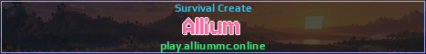 Allium Minecraft server banner
