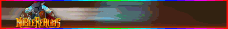 NobleRealms Minecraft server banner