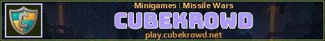CubeKrowd Minecraft server banner