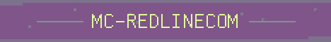 mc-redline.com Minecraft server banner