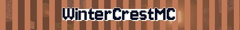 WinterCrestMC Minecraft server banner