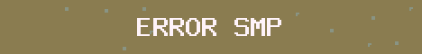 Error SMP Minecraft server banner