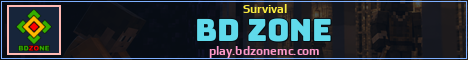 BD ZONE Minecraft server banner