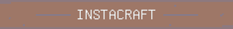 InstaCraft Minecraft server banner