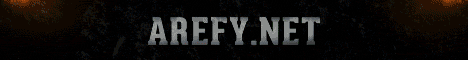 Arefy Network Minecraft server banner