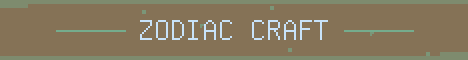 Zodiac Craft Minecraft server banner