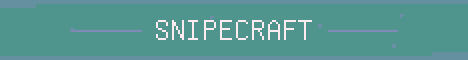 SnipeCraft Minecraft server banner