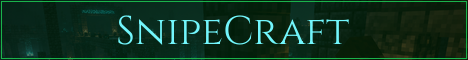 SnipeCraft Minecraft server banner