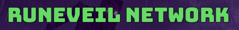 RuneVeil Network Minecraft server banner