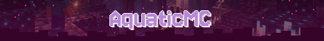 AquaticMC Minecraft server banner