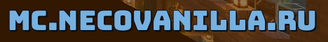 НекоВанила Minecraft server banner