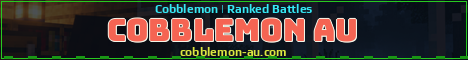 Cobblemon AU Minecraft server banner