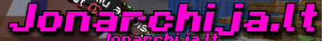 Jonarchy Minecraft server banner
