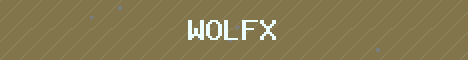 Wolfx Survival Minecraft server banner