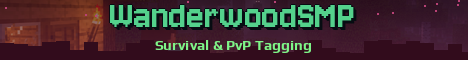 WanderwoodSMP Minecraft server banner