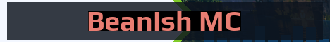 BeanIsh MC Minecraft server banner