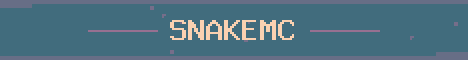 SnakeMC Minecraft server banner